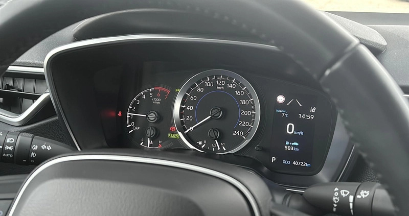 Toyota Corolla cena 91900 przebieg: 42161, rok produkcji 2022 z Dąbrowa Tarnowska małe 326